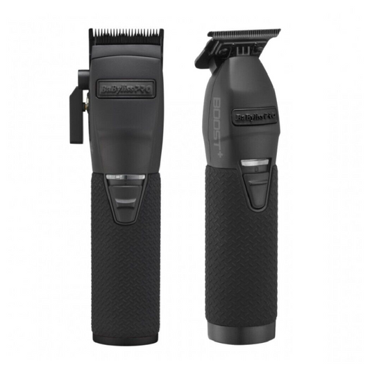 BabylissPro Boost Matte Black Clipper + Trimmer Combo