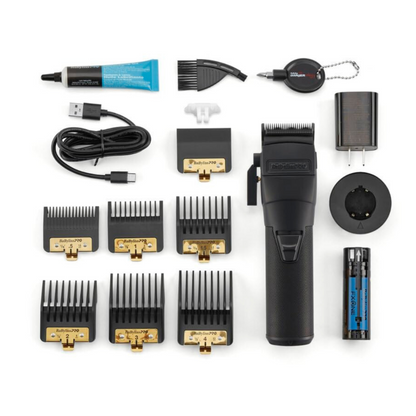 BabylissPro Boost Matte Black Clipper + Trimmer Combo