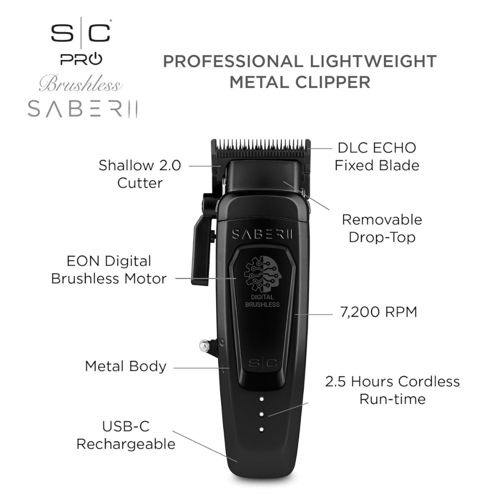 StyleCraft Saber II Cordless Hair Clipper