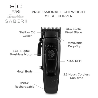 StyleCraft Saber II Cordless Hair Clipper